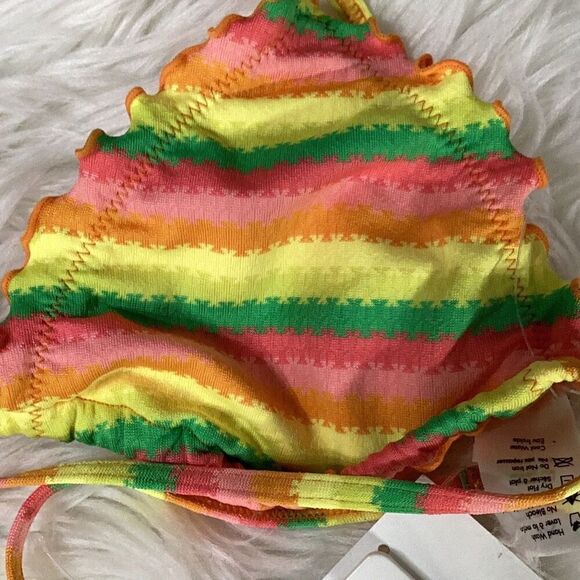 New. L*SPACE stripe bikini set. Maggie top/ Roger bitsy bottom. Small. Retails $ - Picture 7 of 8